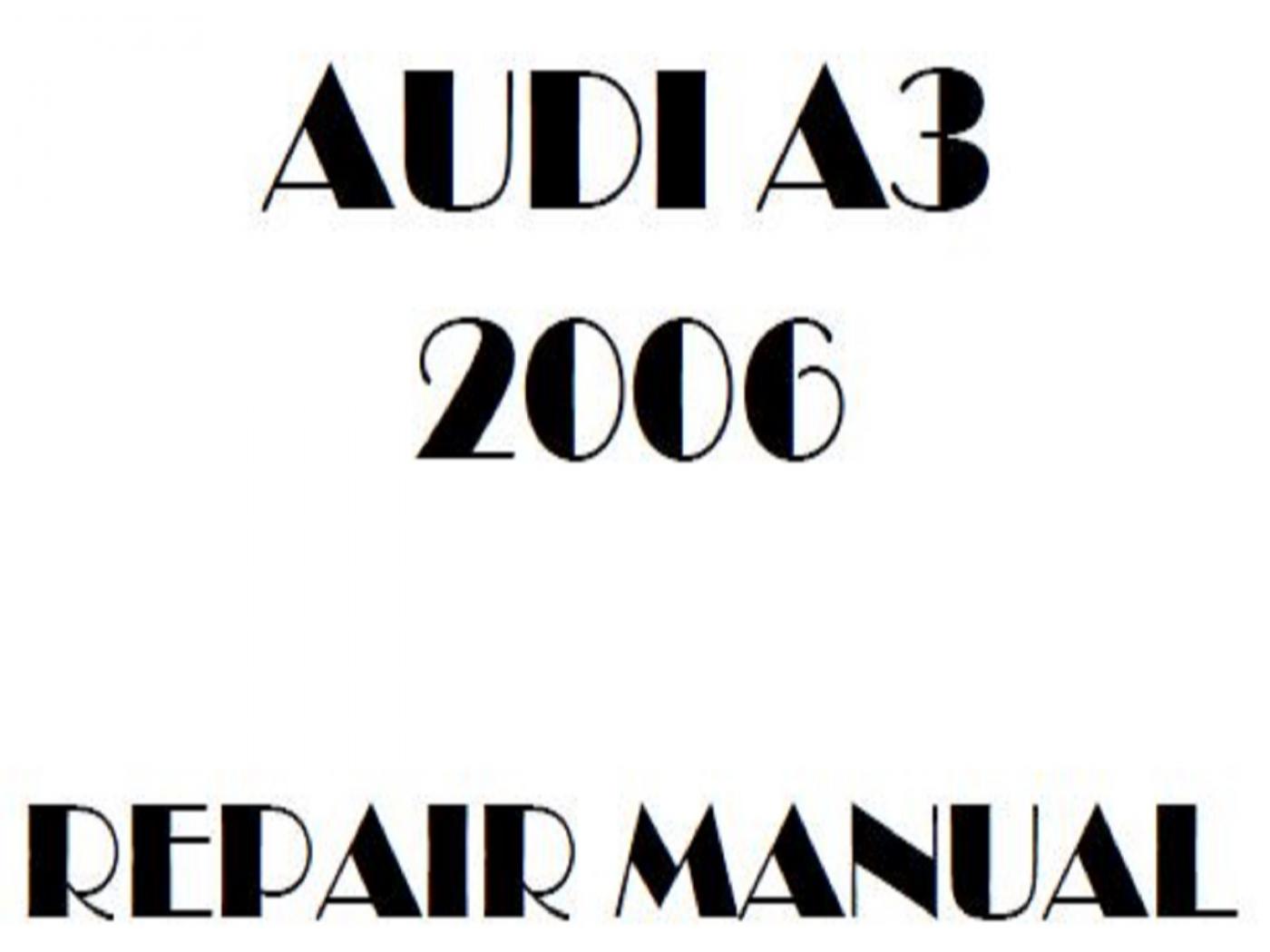 Repair manual audi a3 8p black